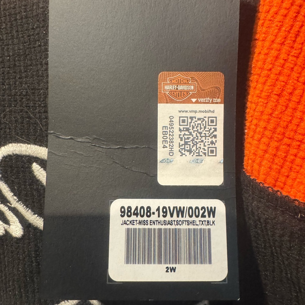 Harley-Davidson Black and Orange Performance Jackets - Picture 7 of 7